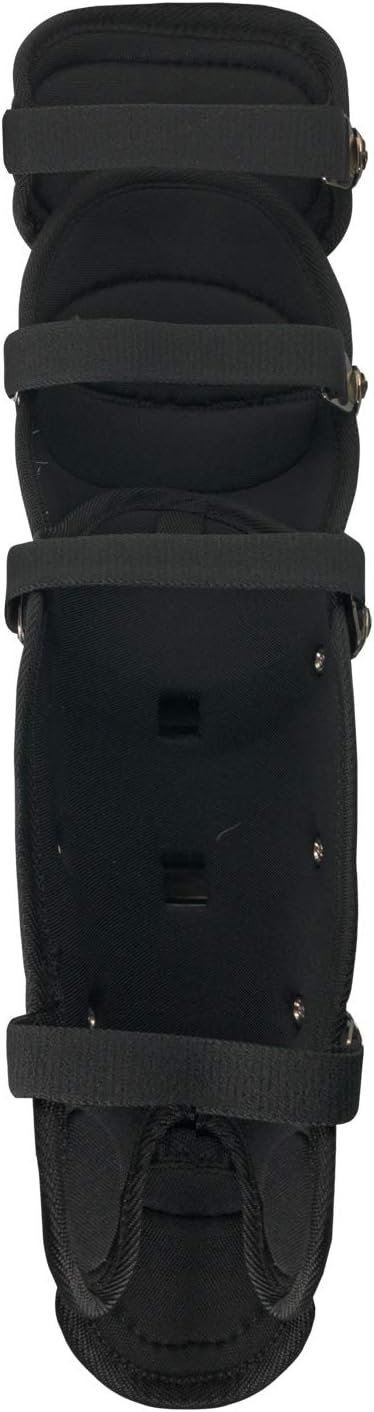 Champion Sports 16.5"L Pro Adult Triple Knee Full Wing Shin Guards with Wrap-around Padding and Removable Second Toe - Adult Size