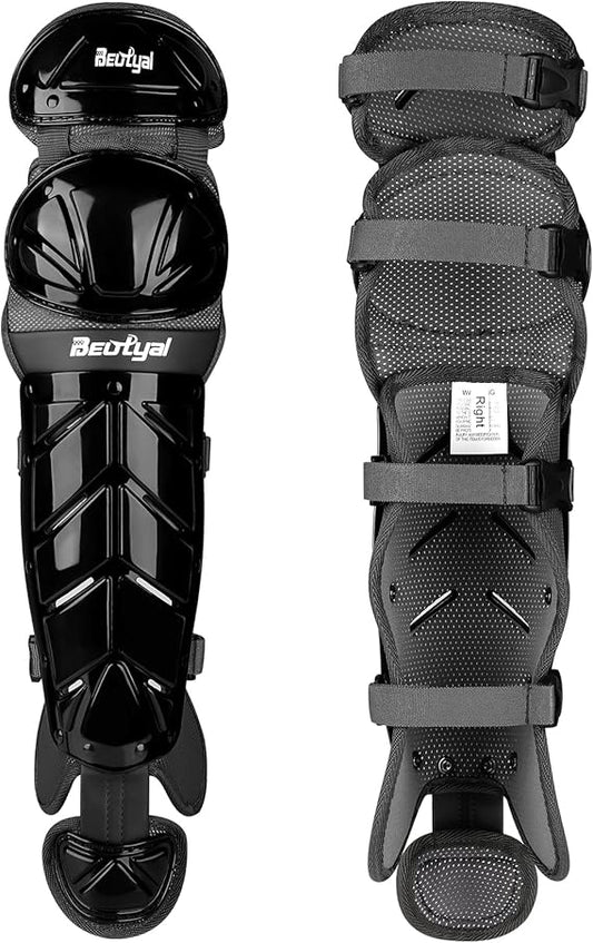 Baseball Softball Catcher Leg Guards Shin Guards for Youth Adult