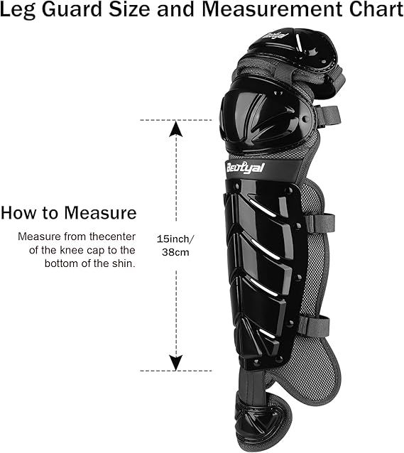 Baseball Softball Catcher Leg Guards Shin Guards for Youth Adult