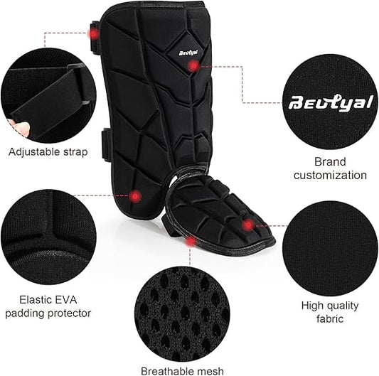 Baseball Softball Batters Elbow Guard and Batters Leg Guard Set for Adult